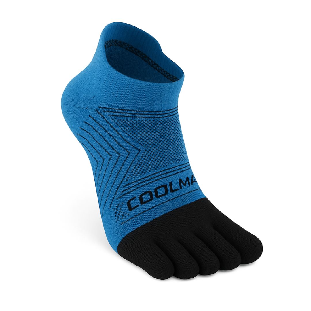 Kintoe Coolmax Performance No Show toe socks – alternate view