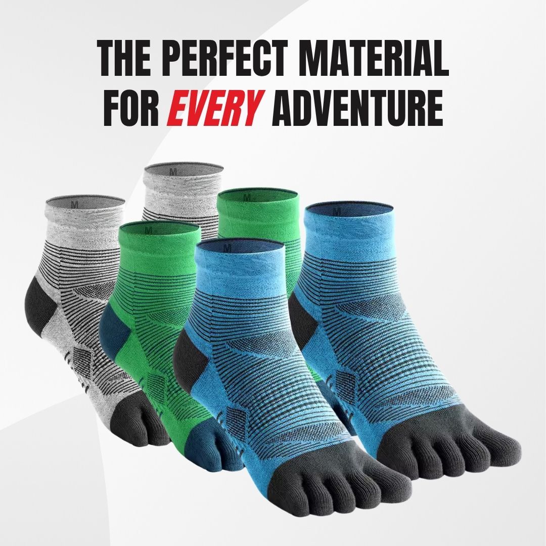 Kintoe Coolmax Performance Sport Ankle toe socks – lifestyle photo