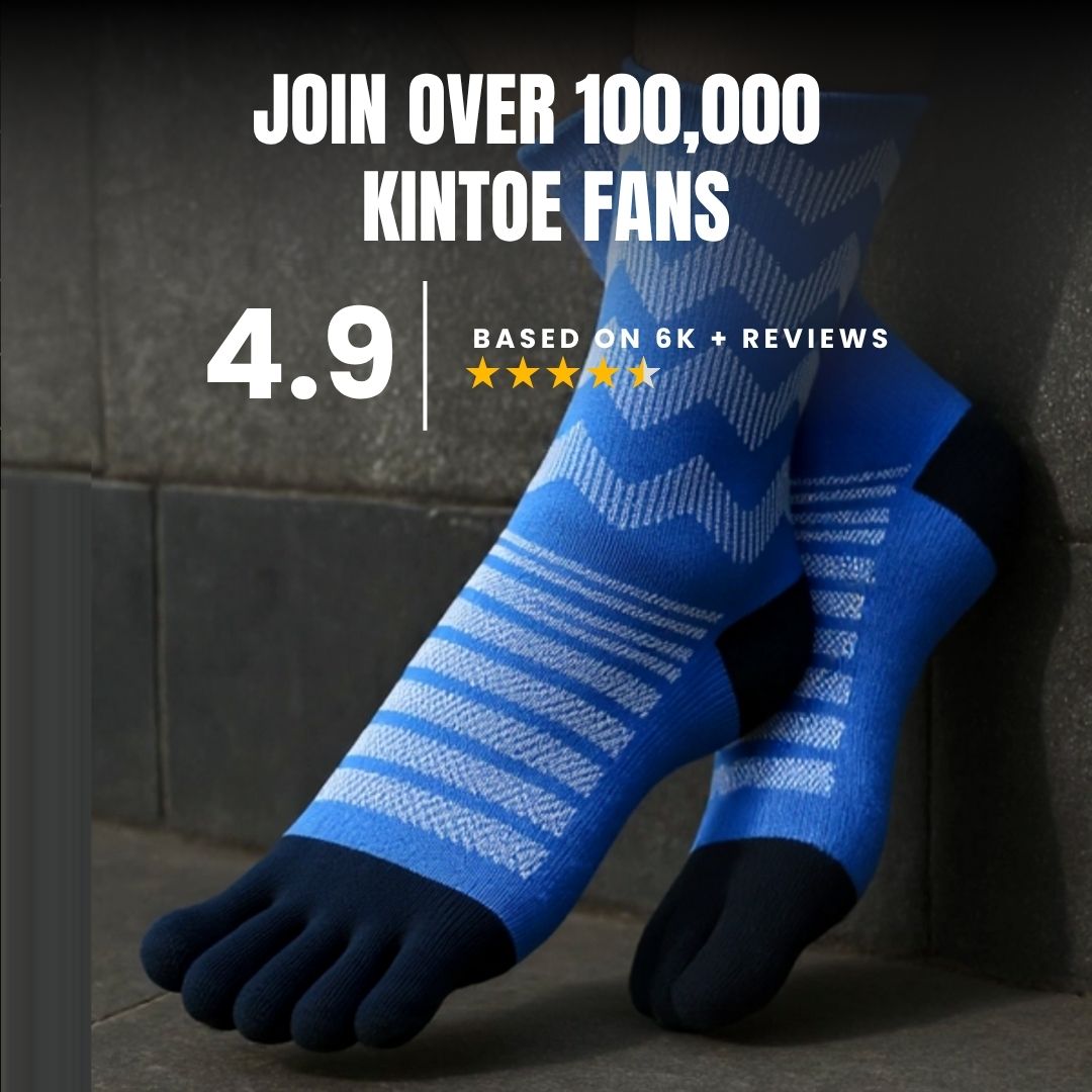 Kintoe Merino Wool Crew toe socks – lifestyle photo