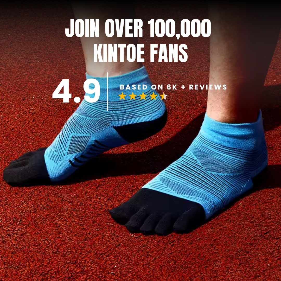 Kintoe Coolmax Performance Sport Ankle toe socks – close-up
