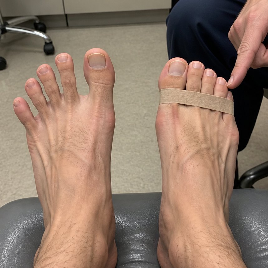 Squished toes get room to move