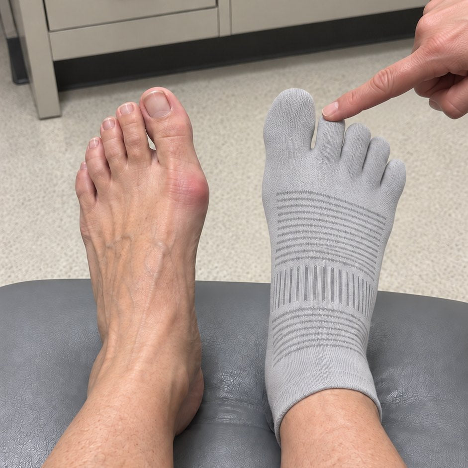 When bunions and toes rub